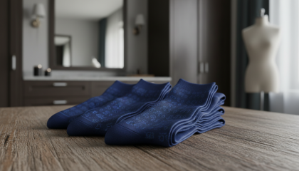 Herren Socken aus Seide