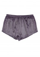 braun grau Damen Hot Pants Seide - braun grau