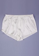 elfenbein Damen Hot Pants Seide - elfenbein