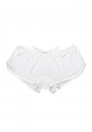 elfenbein Damen Hot Pants Seide - elfenbein