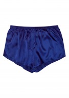 marineblau Damen Hot Pants Seide - marineblau