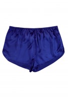 marineblau Damen Hot Pants Seide - marineblau