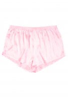 rosa Damen Hot Pants Seide - rosa