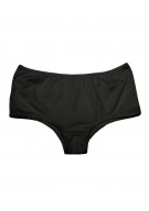 Damen Hot Pants Seide - schwarz