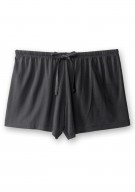 schwarz Damen Hot Pants Seide - schwarz