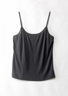 schwarz Damen Shirt Top Seide - schwarz