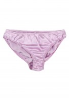 hellviolett Damen Slip Seide - hellviolett