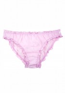 hellviolett Damen Slip Seide - hellviolett