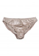 khaki Damen Slip Seide - khaki