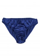 marineblau Damen Slip Seide - marineblau