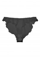 Damen Slip Seide - schwarz