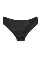 Damen Slip Seide - schwarz