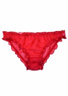 weinrot Damen Slip Seide - weinrot