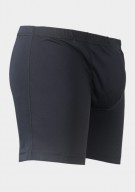 schwarz Herren Boxershorts Seide - schwarz