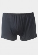 schwarz Herren Boxershorts Seide - schwarz