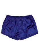 marineblau Herren Shorts Seide - marineblau