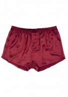 weinrot Herren Shorts Seide - weinrot