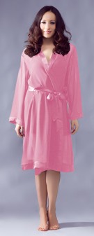 pink Kimono Seide Damen - pink
