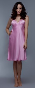 Neglige Seide Damen - pink