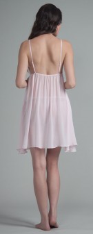 rosa Neglige Seide Damen - rosa