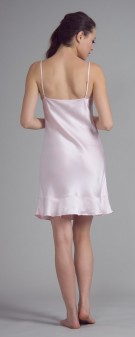 rosa Neglige Seide Damen - rosa