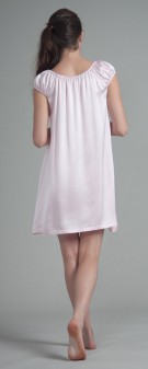 Neglige Seide Damen - rosa