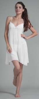 weiß elfenbein Neglige Seide Damen - weiß elfenbein