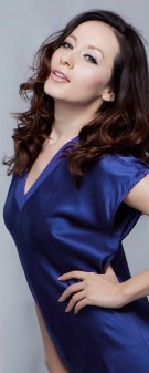 Seidennachthemd Damen - blau