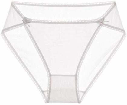 Seidenslip weiß Damen