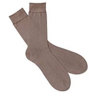 Seiden Socken Herren beige