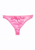 pink Tanga Slip Seide Damen - pink