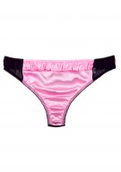 pink Tanga Slip Seide Damen - pink