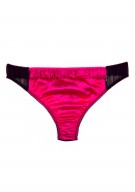 rosenrot Tanga Slip Seide Damen - rosenrot