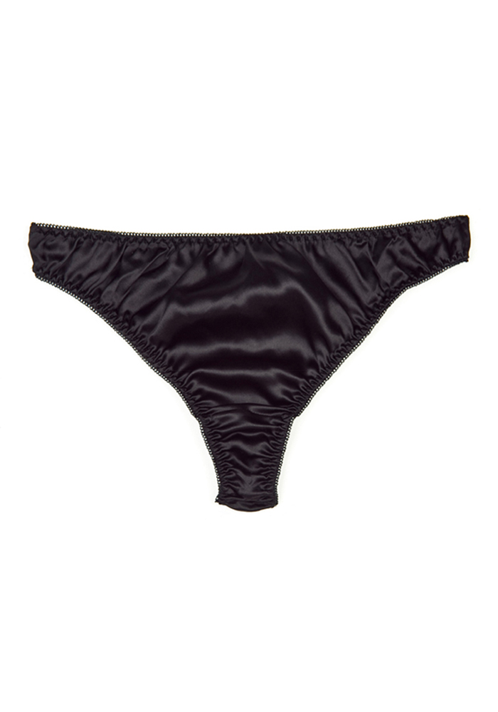 Tanga in elegantem Schwarz